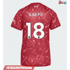 Lacne Ženy Futbalové dres Liverpool Cody Gakpo #18 2026-27 Krátky Rukáv - Domáci